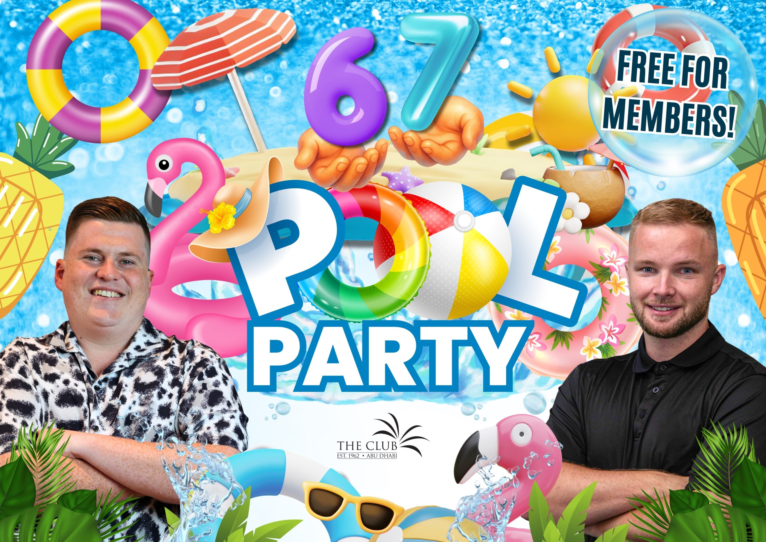 67 Pool Party with Charlie & Dylan