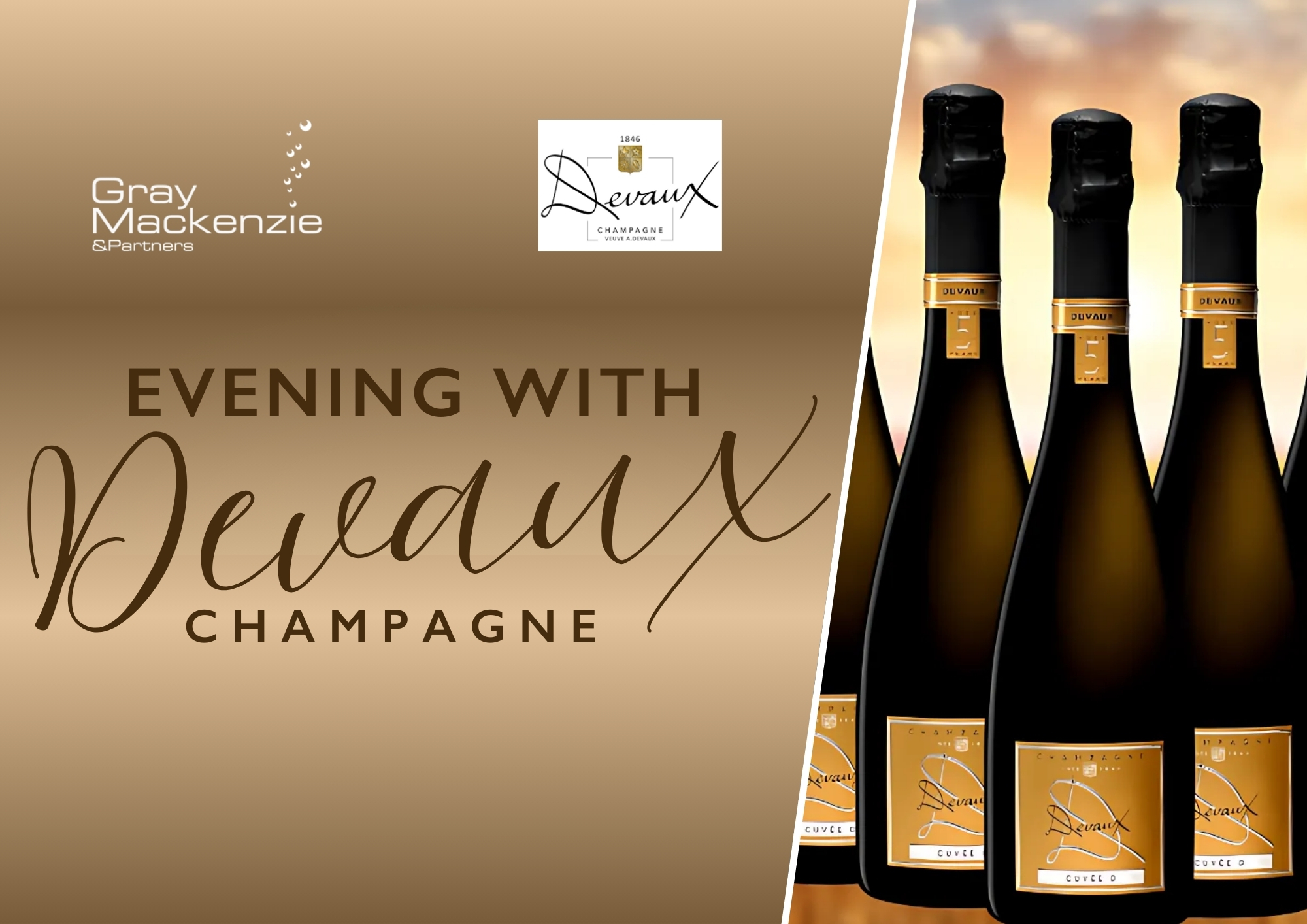 Evening with Devaux Champagne