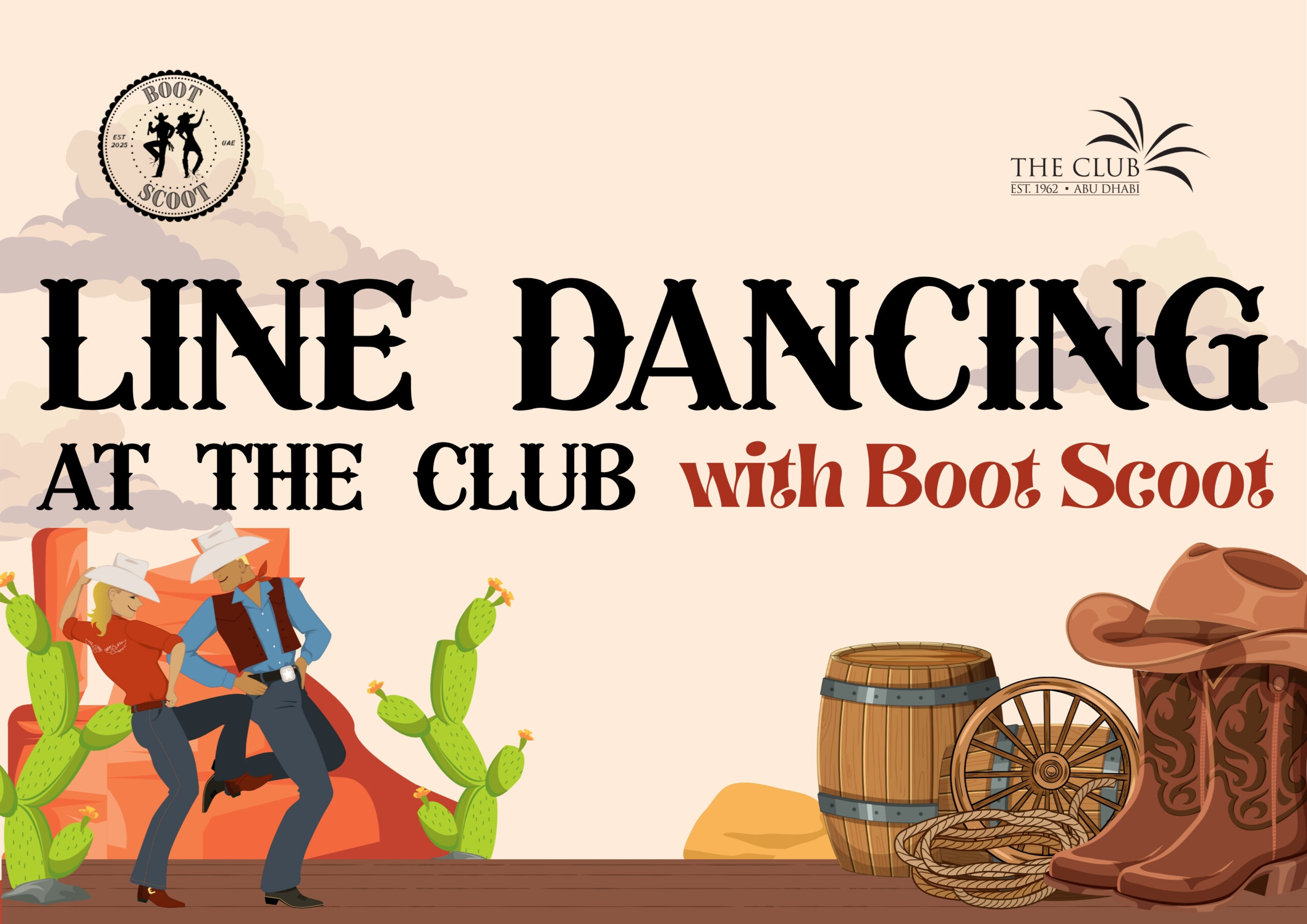 Line Dancing at The Club with Boot Scoot