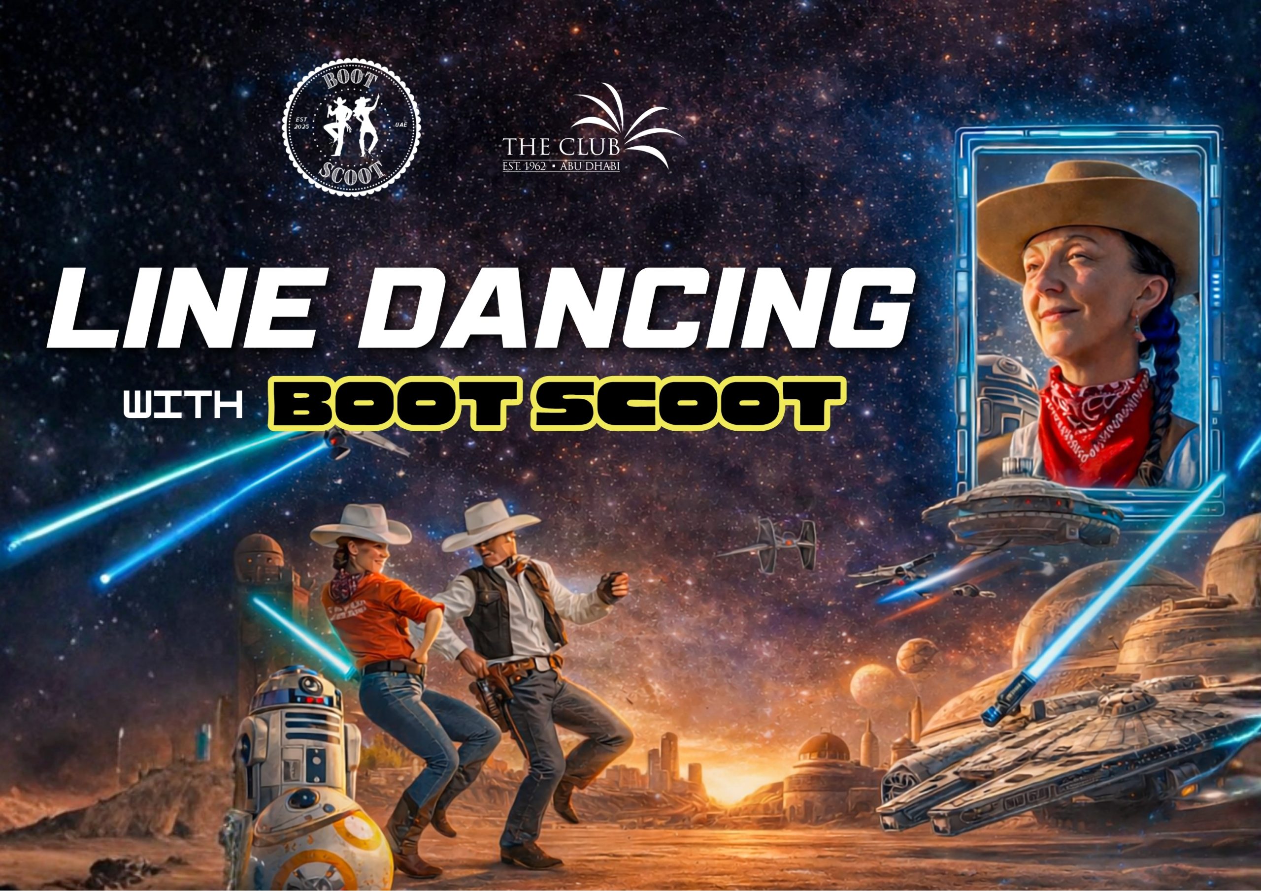 Line Dancing at The Club with Boot Scoot
