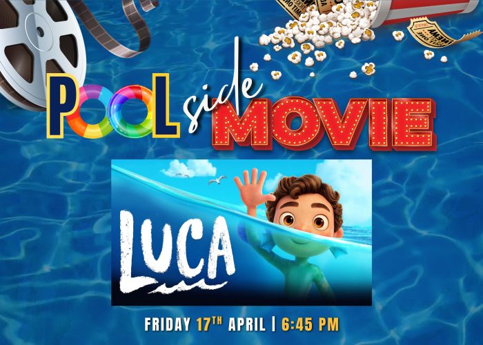 Movie Night by the Pool