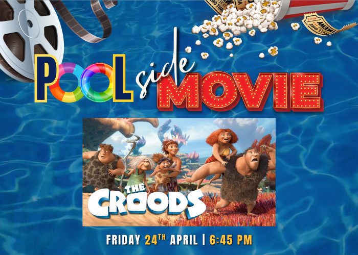 Movie Night by the Pool