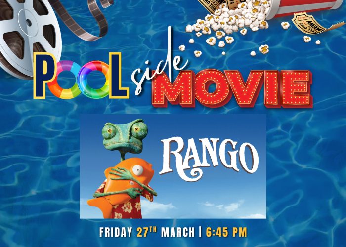 Movie Night by the Pool