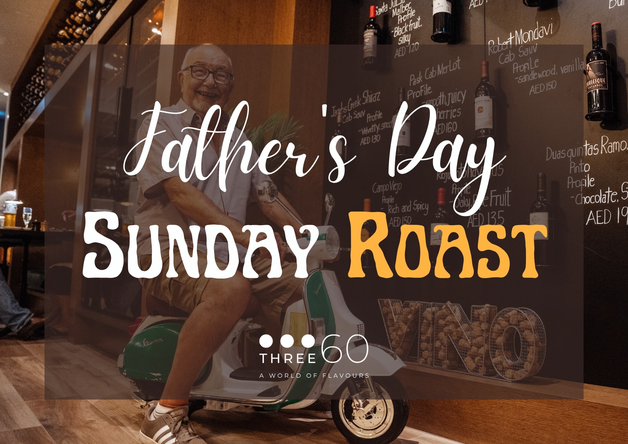 Father’s Day Sunday Roast at Three 60