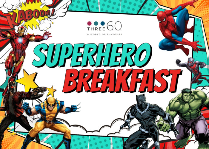 Superhero Breakfast at Three 60